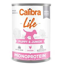 Calibra Dog Life  konz.Puppy&Junior Chicken&rice 400 g