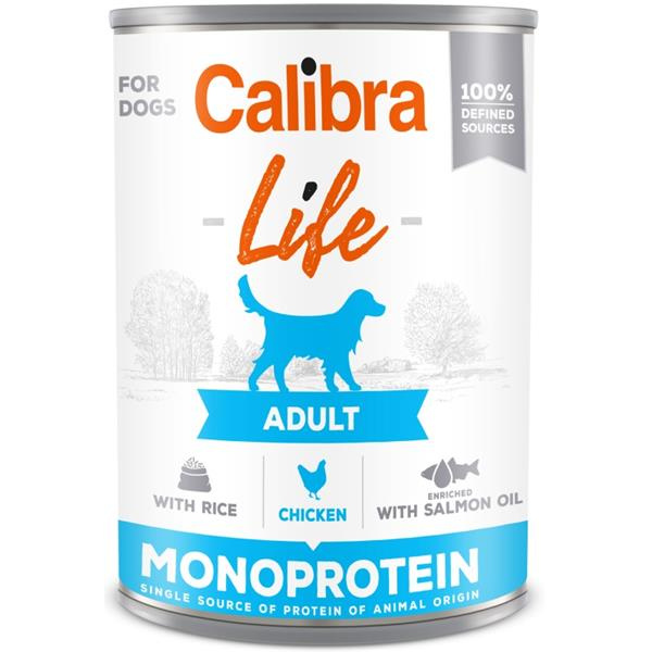 Calibra Dog Life  konz.Adult Chicken with rice 400 g
