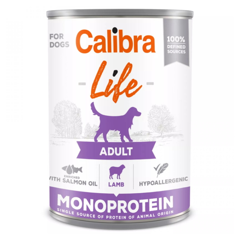 Calibra Dog Life  konz.Adult Lamb 400 g