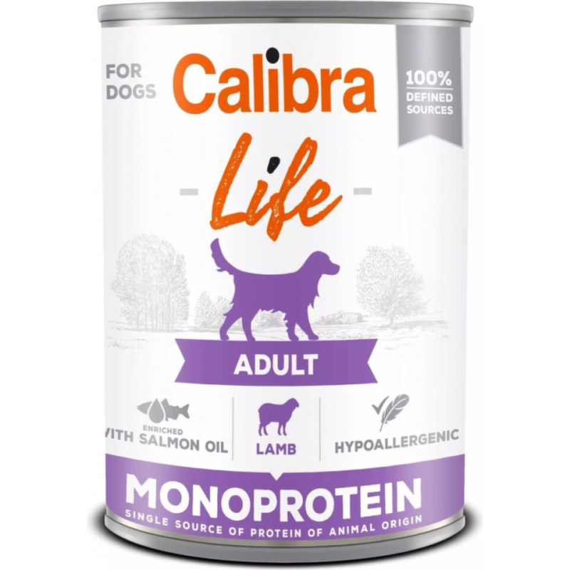 Calibra Dog Life  konz.Adult Lamb 400 g
