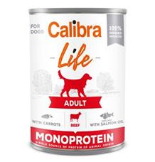 Calibra Dog Life  konz.Adult Beef with carrots 400 g