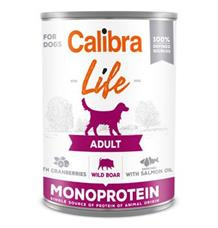 Calibra Dog Life  konz.Adult Wild boar with cran. 400 g