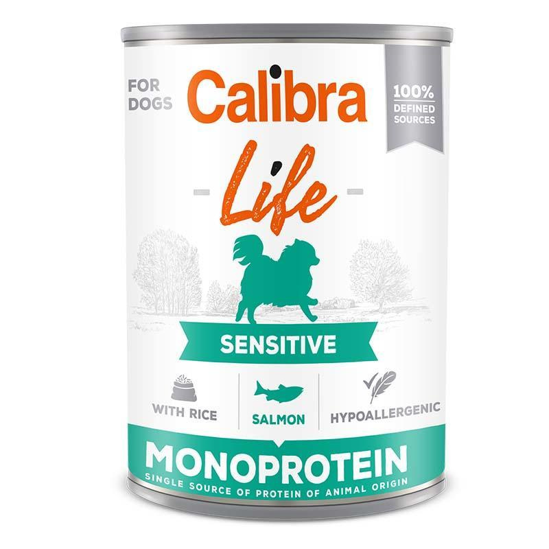 Calibra Dog Life  konz.Sensitive Salmon with rice 400 g