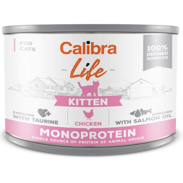 Calibra Cat Life  konz.Kitten Chicken 200 g