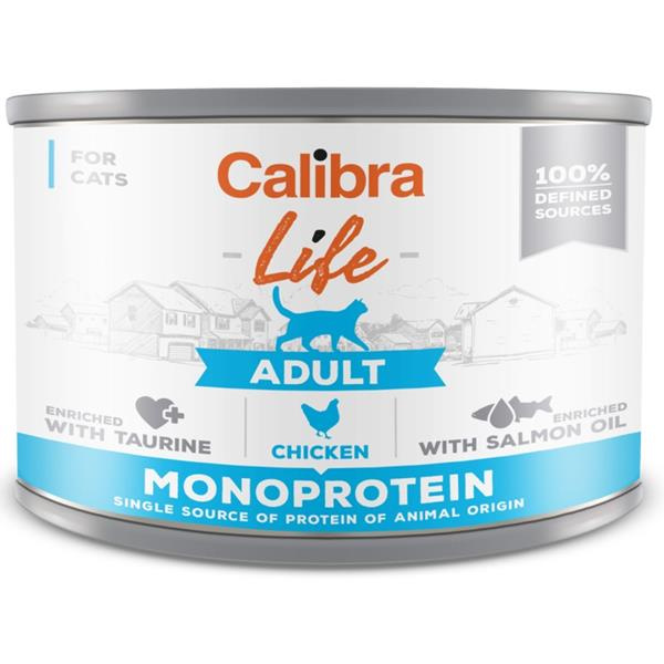 Calibra Cat Life  konz.Adult Chicken 200 g