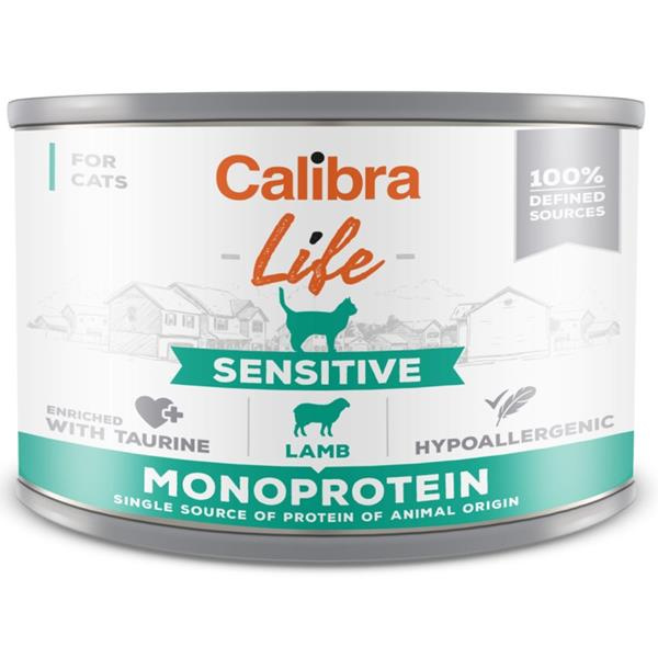 Calibra Cat Life  konz.Sensitive Lamb 200 g