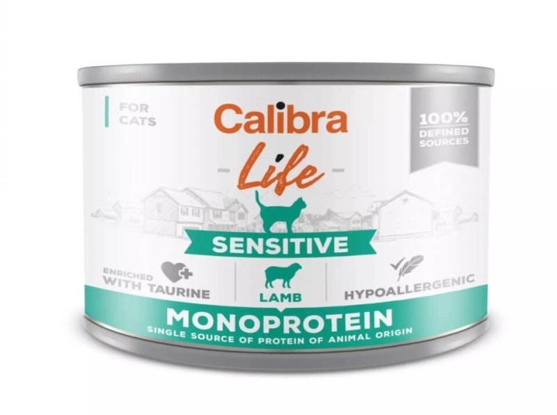 Calibra Cat Life  konz.Sensitive Lamb 200 g