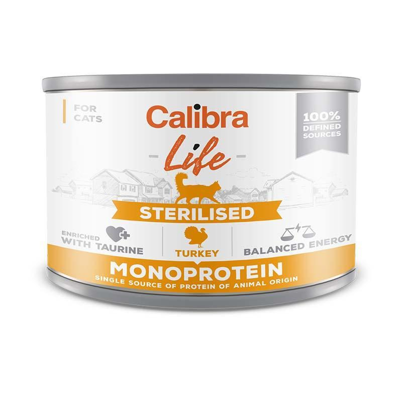 Calibra Cat Life konz.Sterilised Turkey 200 g