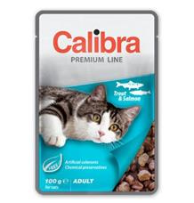 Calibra Cat kapsa Premium Adult Trout & Salmon 100g