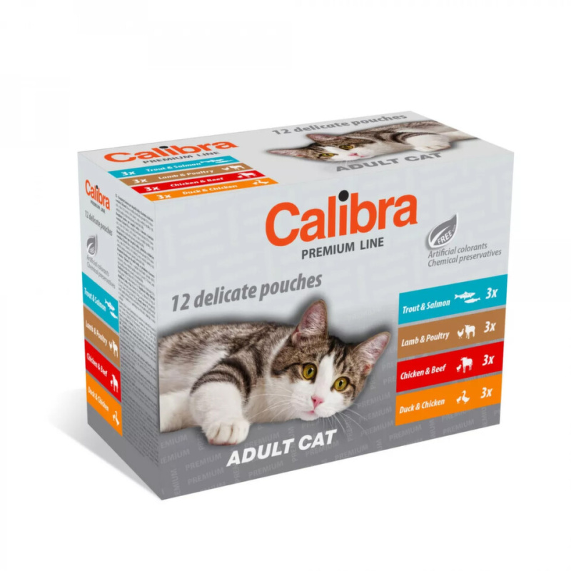 Calibra Cat kapsa Premium Adult multipack 12x100g