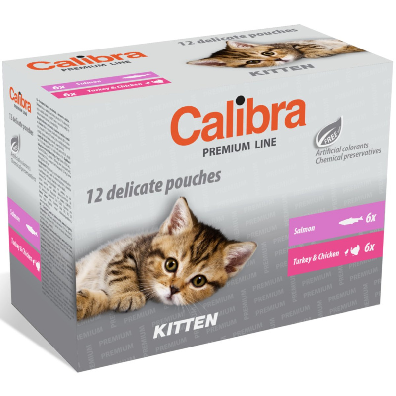 Calibra Cat kapsa Premium Kitten multipack 12x100g