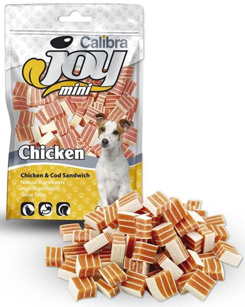 Calibra Joy Dog Mini Chicken & Cod Sandwich 70g NEW