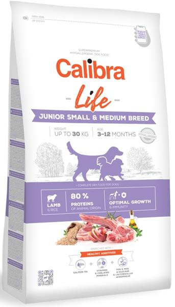 Calibra Dog Life Junior Small&Medium Breed Lamb 12 kg