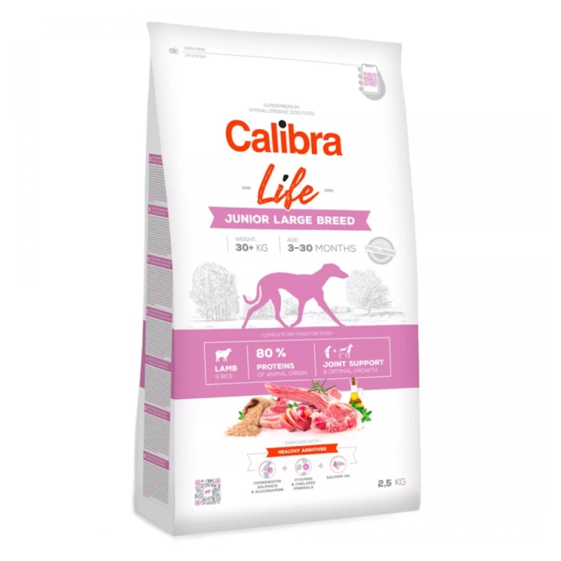 Calibra Dog Life Junior Large Breed Lamb 2,5 kg