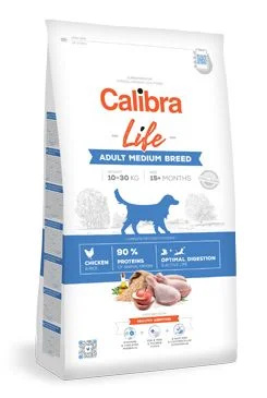 Calibra Dog Life Adult Medium Breed Chicken 12 kg