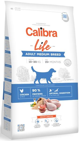 Calibra Dog Life Adult Medium Breed Chicken 12 kg