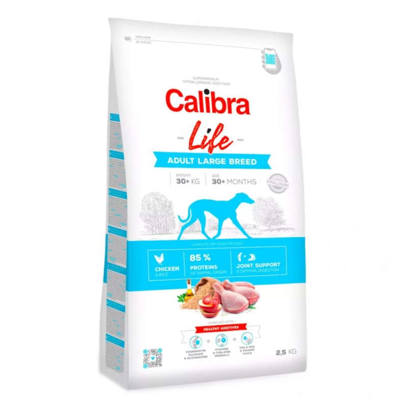 Calibra Dog Life Adult Large Breed Chicken 2,5 kg