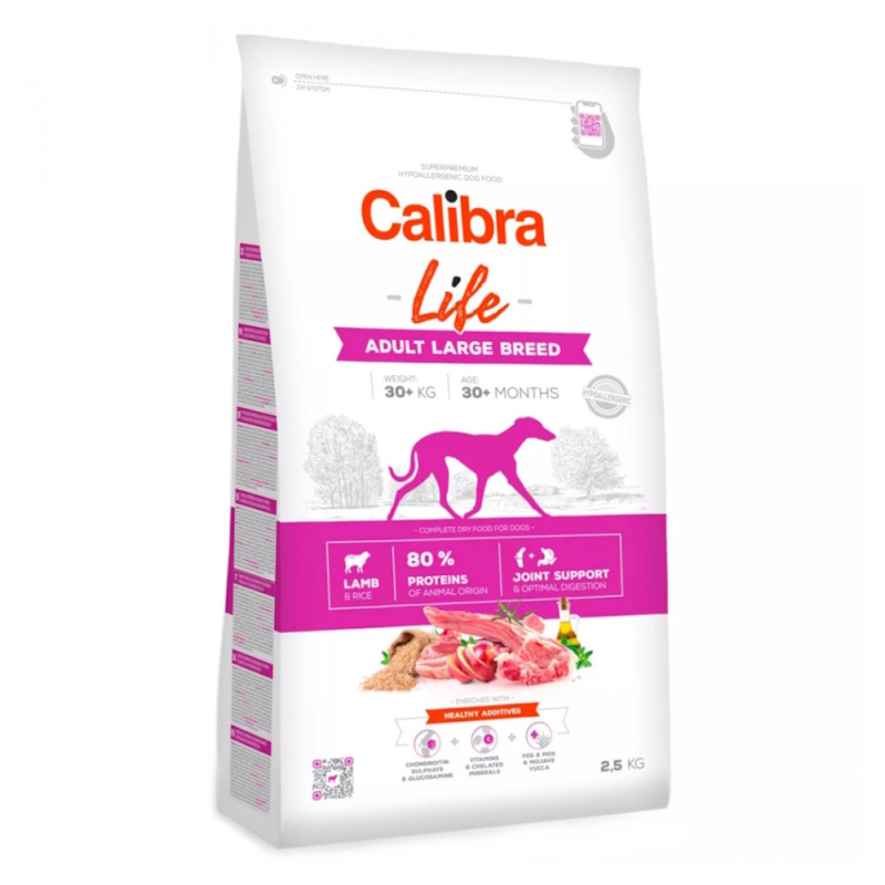 Calibra Dog Life Adult Large Breed Lamb 2,5 kg