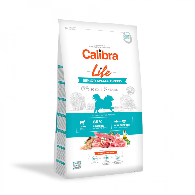 Calibra Dog Life Senior Small Breed Lamb 6 kg
