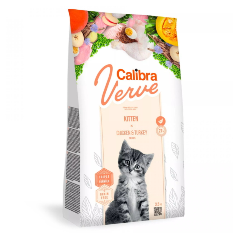 Calibra Cat Verve GF Kitten Chicken&Turkey 3,5 kg