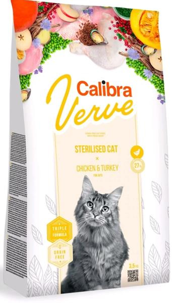 Calibra Cat Verve GF Sterilised Chicken&Turkey 3,5 kg