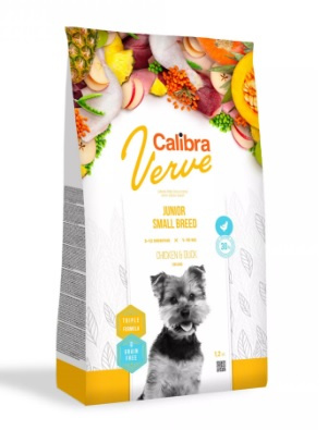Calibra Dog Verve GF Junior Small Chicken&Duck 1,2 kg