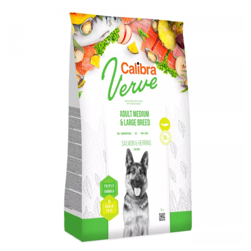 Calibra Dog Verve GF Adult M&L Salmon&Herring 2 kg