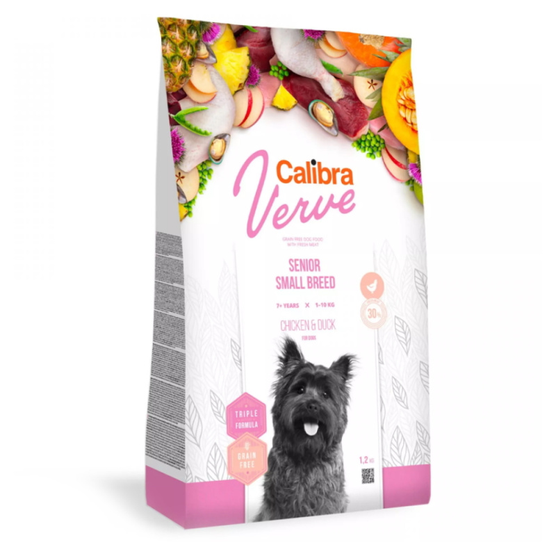 Calibra Dog Verve GF Senior Small Chicken&Duck 1,2 kg