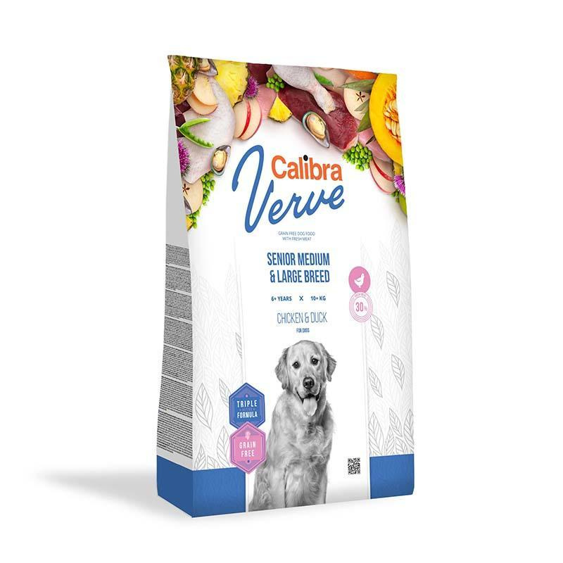 Calibra Dog Verve GF Senior M&L Chicken&Duck 12 kg 