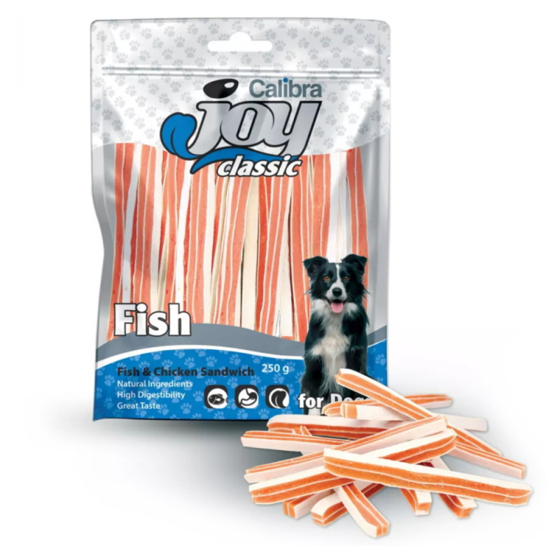 Calibra Joy Dog Classic Fish&Chicken Sandwich 250 g NEW
