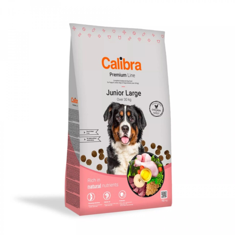 Calibra Dog Premium Line Junior Large NEW 2 x 12 kg