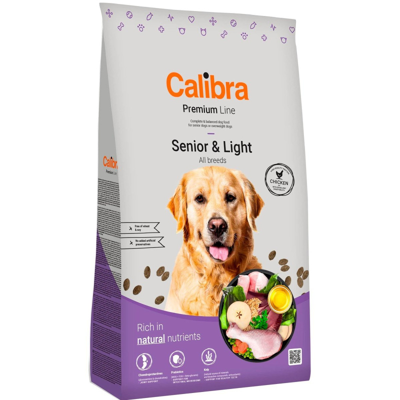 Calibra Dog Premium Line Senior&Light NEW 12 kg 