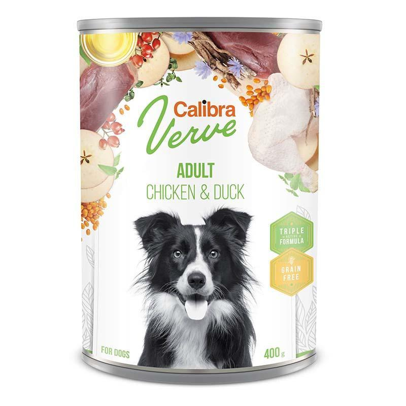 Calibra Dog Verve konz.GF Adult Chicken&Duck 400g