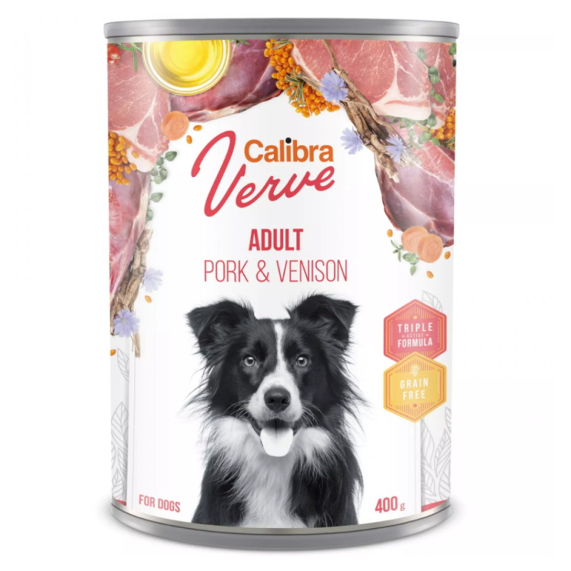 Calibra Dog Verve konz.GF Adult Pork&Venison 400g