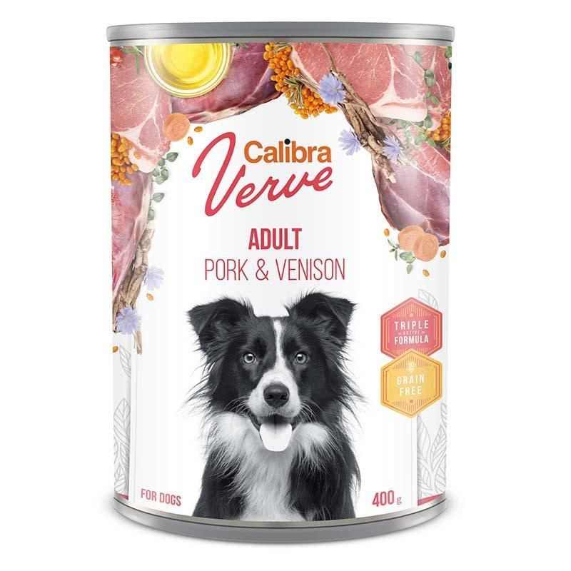 Calibra Dog Verve konz.GF Adult Pork&Venison 400g