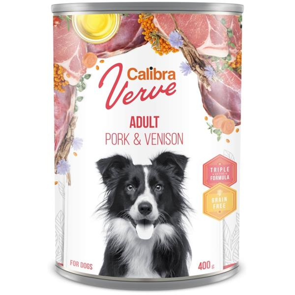 Calibra Dog Verve konz.GF Adult Pork&Venison 400g
