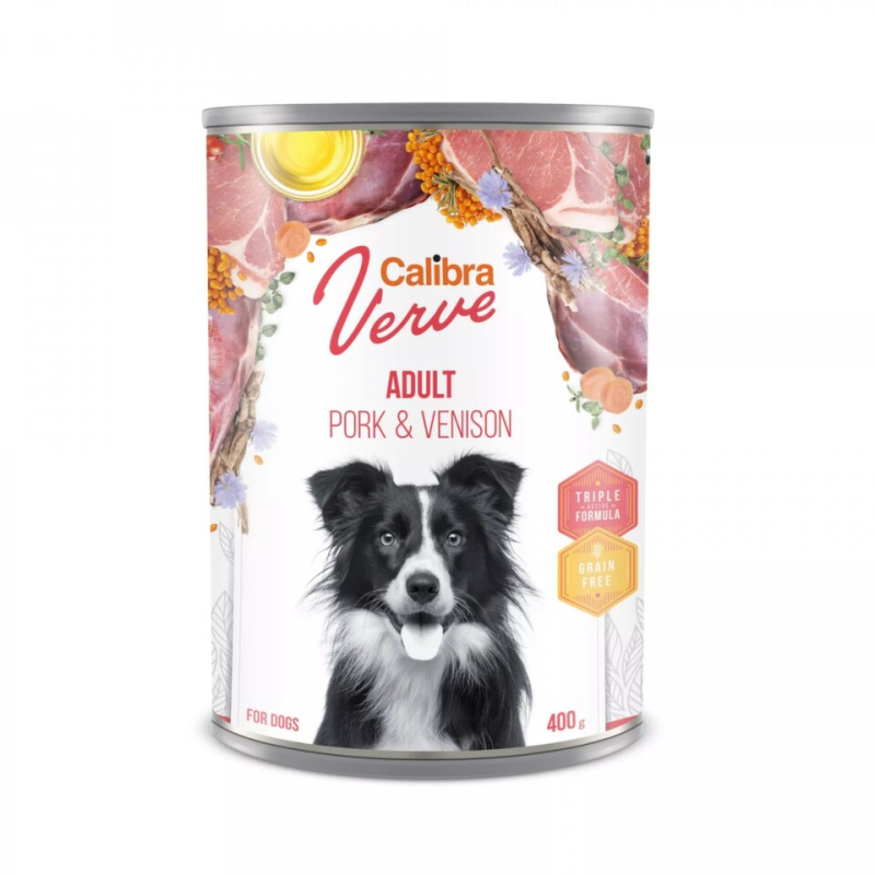 Calibra Dog Verve konz.GF Adult Pork&Venison 400g