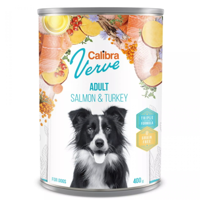 Calibra Dog Verve konz.GF Adult Salmon&Turkey 400g