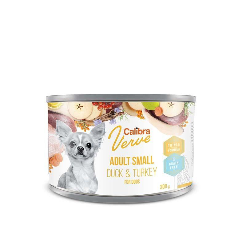 Calibra Dog Verve konz.GF Adult Small Duck&Turkey 200g