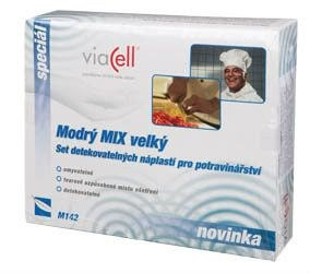VIACELL M142 Modrý MIX velký 120ks