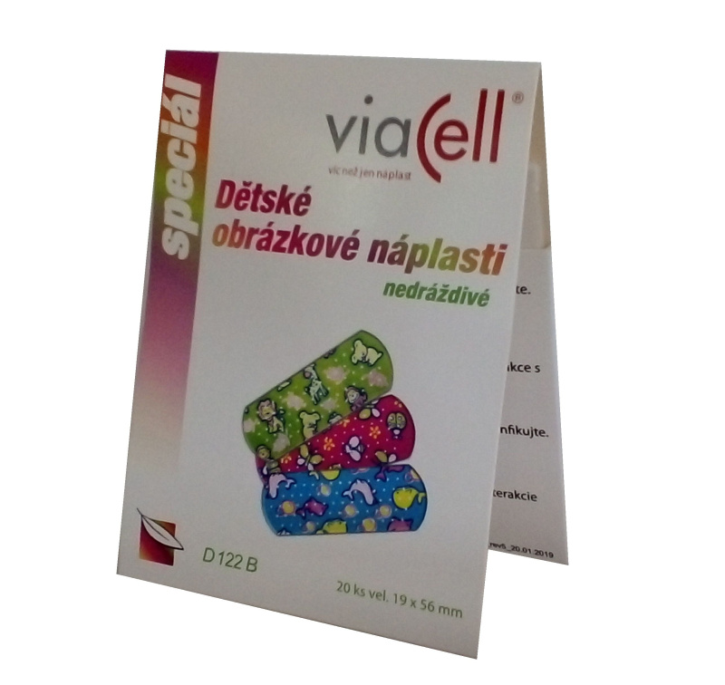VIACELL Dětské obrázkové náplasti 20 kusů