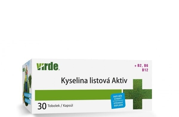 VIRDE Kyselina listová aktiv 30 tobolek