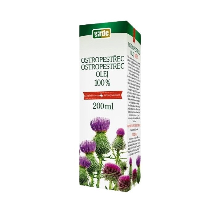 VIRDE Ostropestřec 100% olej 200 ml