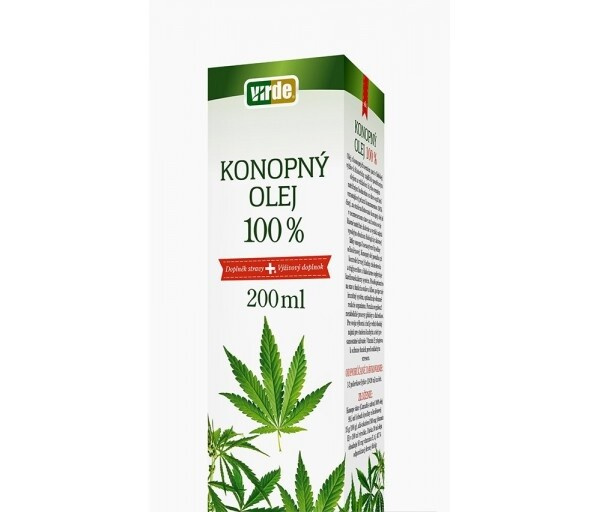 VIRDE Konopný olej 100% 200 ml