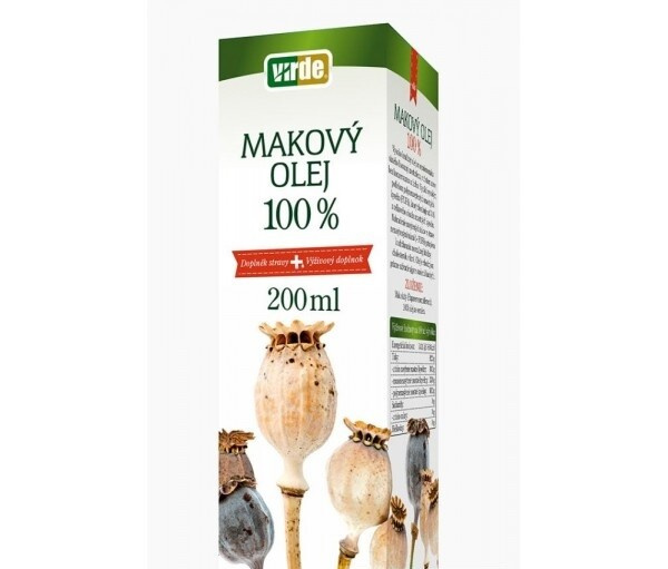 VIRDE Makový olej 100% 200 ml