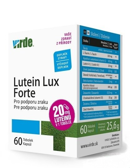 VIRDE Lutein Lux Forte 60 tobolek