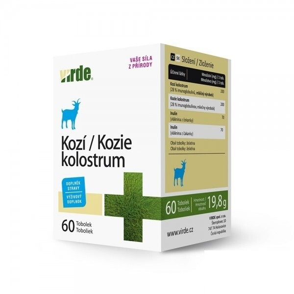 VIRDE Kozí kolostrum 60 tablet