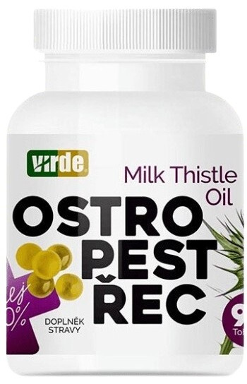 VIRDE Ostropestřec 100% olej 90 tobolek.