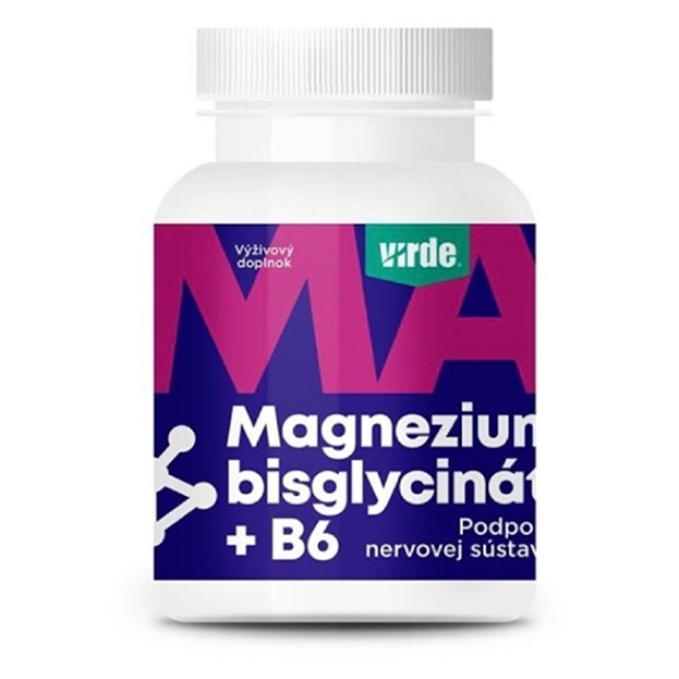 VIRDE Magnesium bisglycinát + B6 90 tobolek