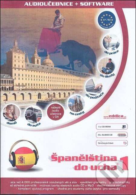 Španělština do ucha 1 (Audioučebnice + software pack 5 CD) - audiokniha z kategorie Jazykové učebnice a slovníky